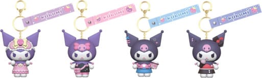 YUME HELLO KITTY AND FRIENDS KEYCHAIN & STRAP KUROMI SERIES 11765
